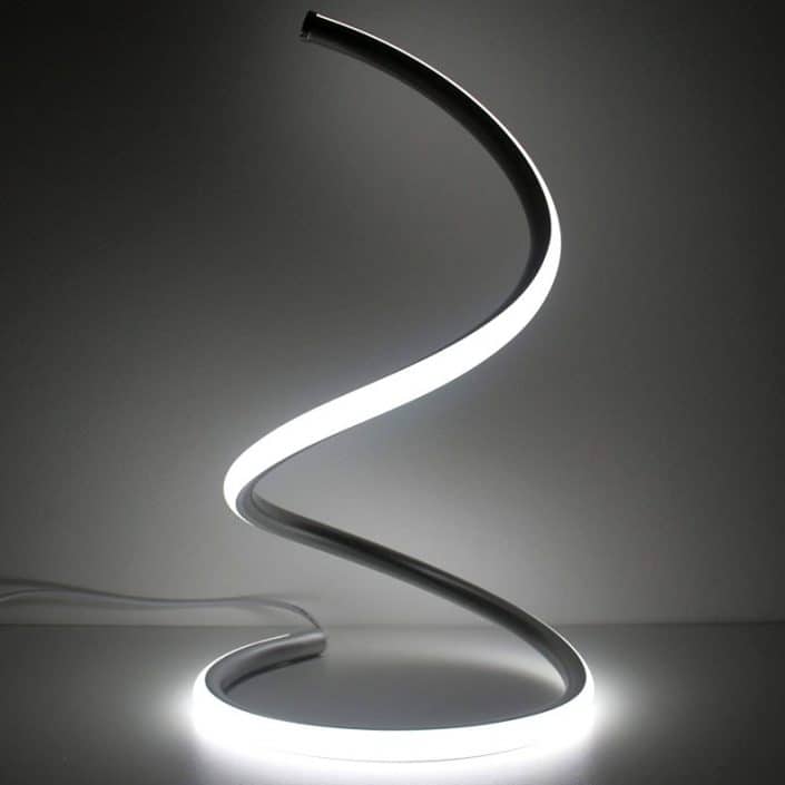 Spiral LED Table Lamp Suckstobebroke