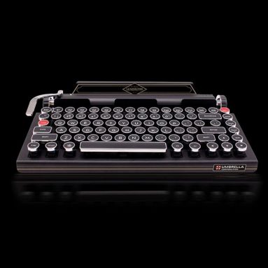 gaming keyboard retro punk typewriter style