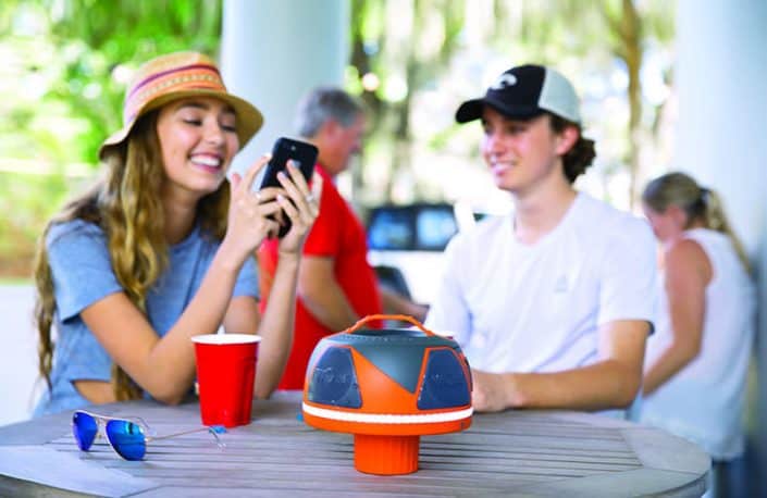 Waterproof-Bluetooth-Speaker with friends