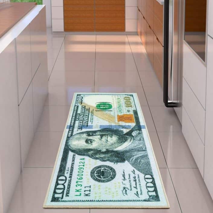 Hundred Dollar Bill Rug