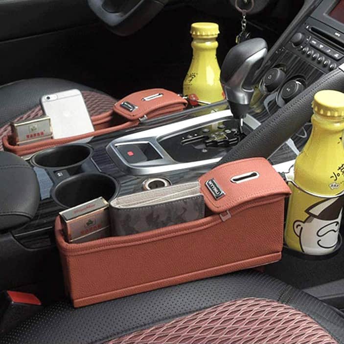 Car Console Storage Pocket