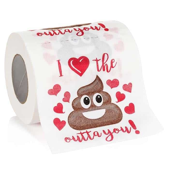 Romantic novelty toilet paper