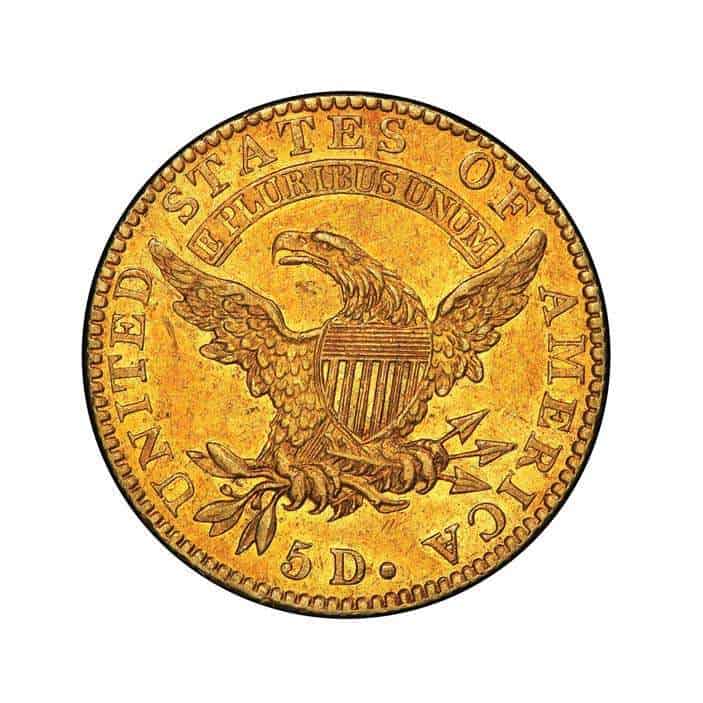 Ultra Rare 1822 $5 Gold Coin