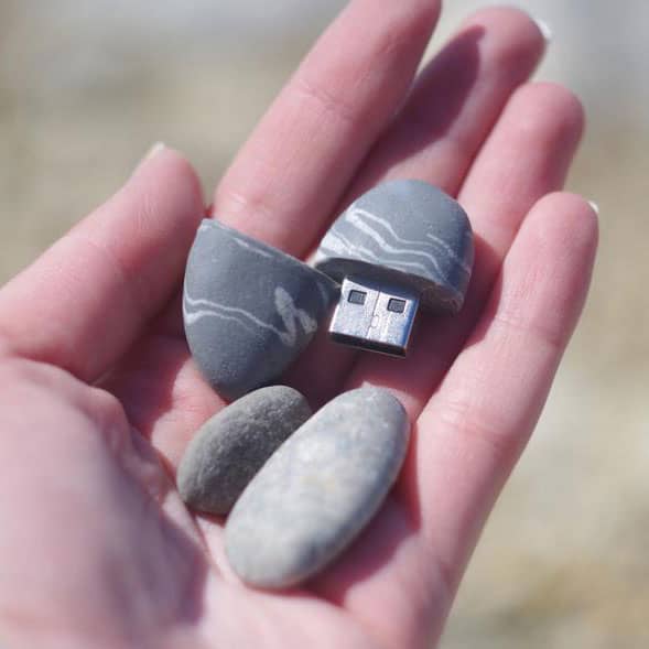 Stone usb flash drive