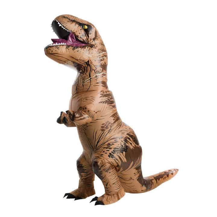 Inflatable tyrannosaurus rex dinosaur costume