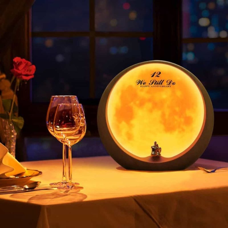 Love Beneath The Red Moon Lamp