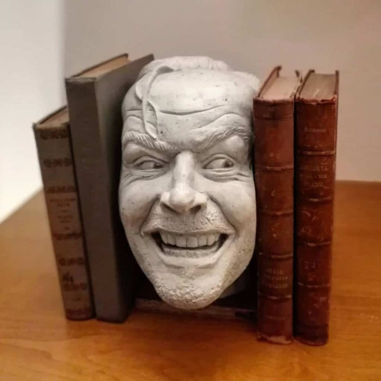 the shining bookend sculpture