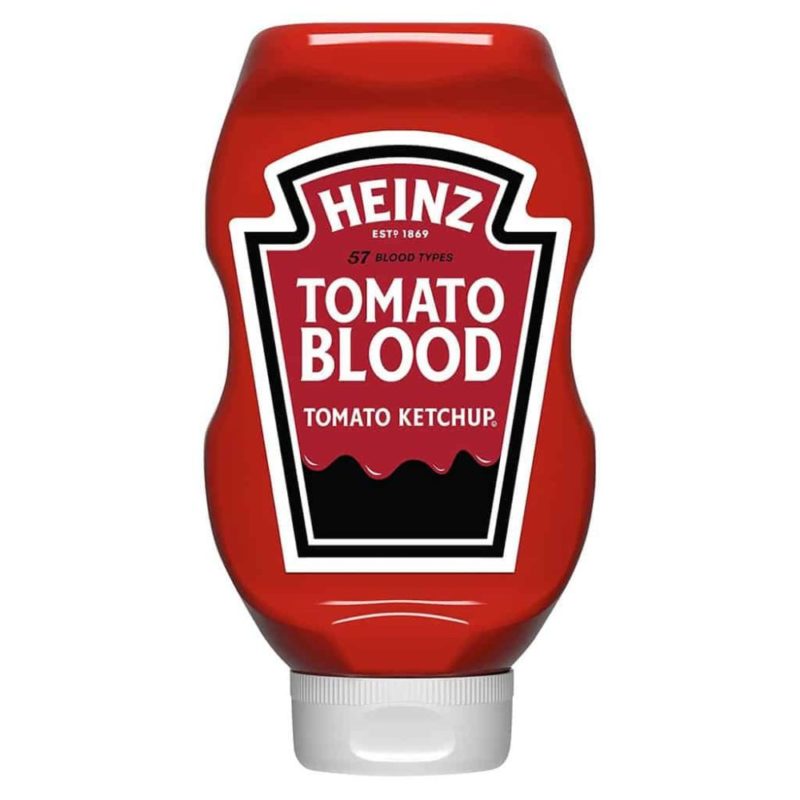 Heinz tomato blood ketchup