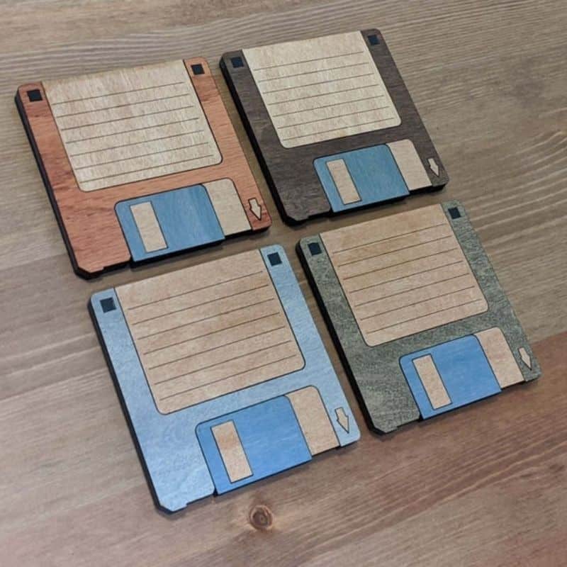 Floppy Disk Coasters