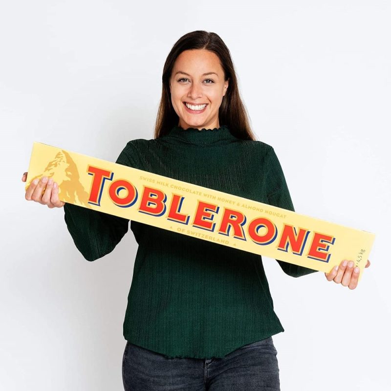 Giant toblerone candy bar