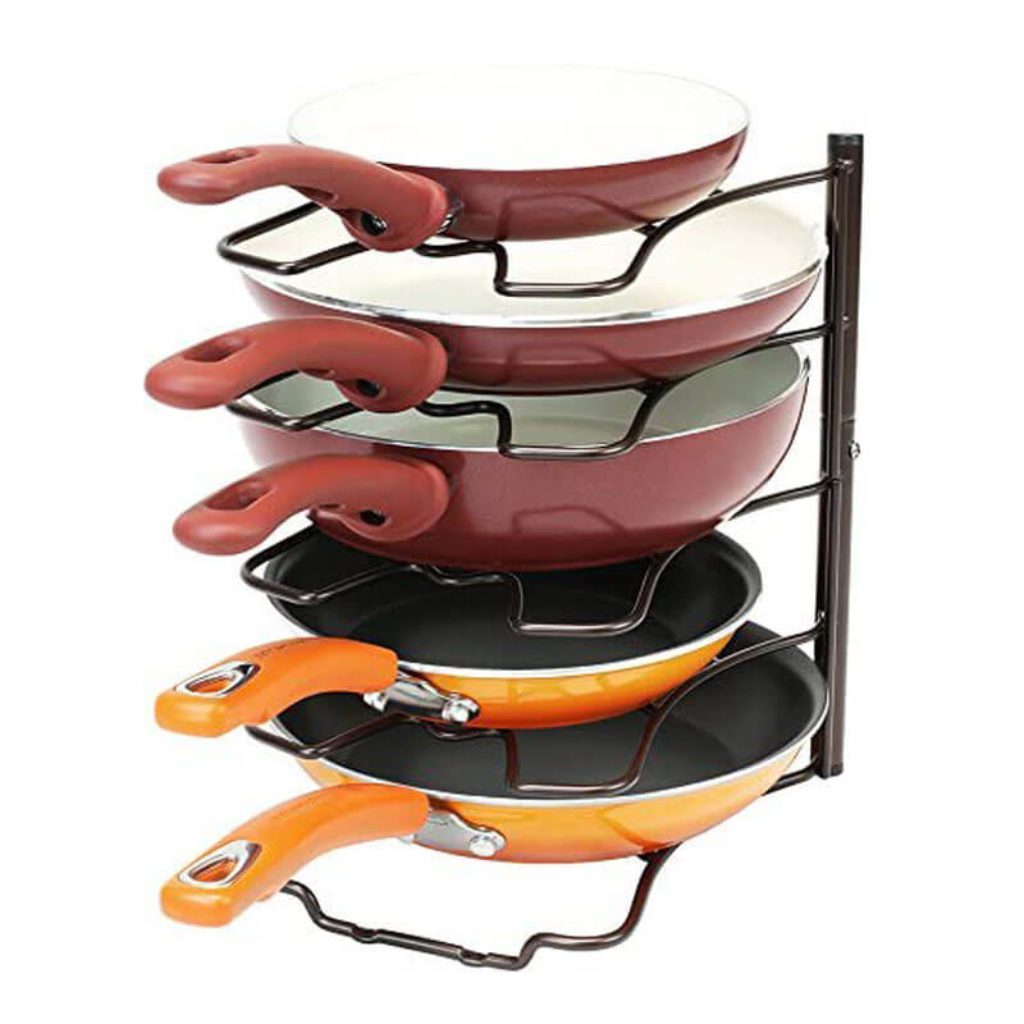 Frying Pan Rack Organizer – Suckstobebroke