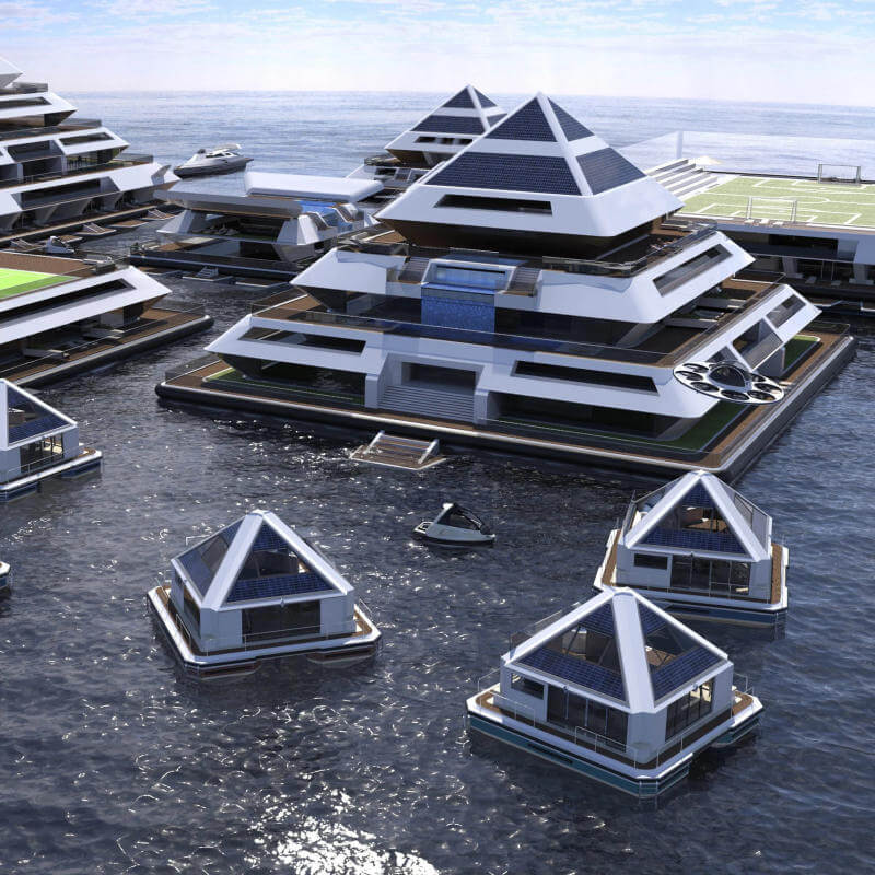 Waya is The Floating City Concept of The Future That is Completely Self ...