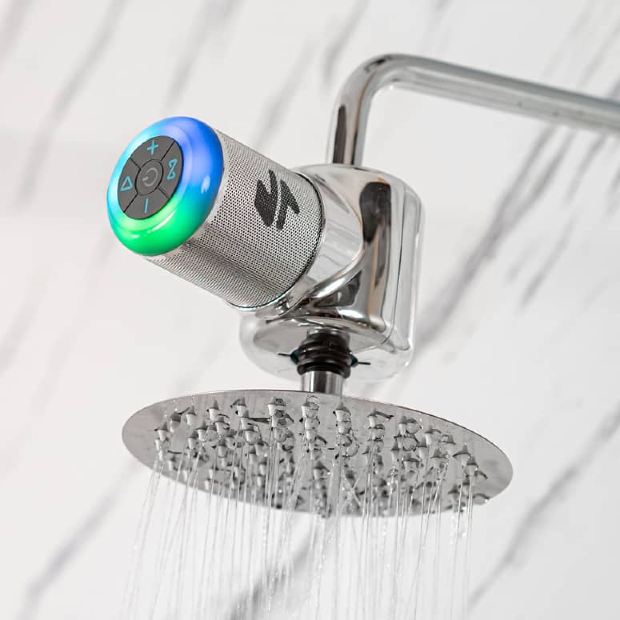 Ampere Shower Power Pro Hydropower Bluetooth Shower Speaker Attaches