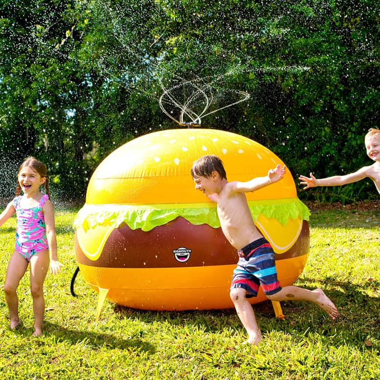 Giant Inflatable Cheeseburger Water Sprinkler