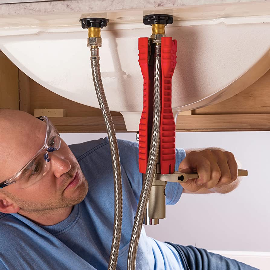 This Ingenious Plumbing Wrench Makes Installing Sinks and Faucets a