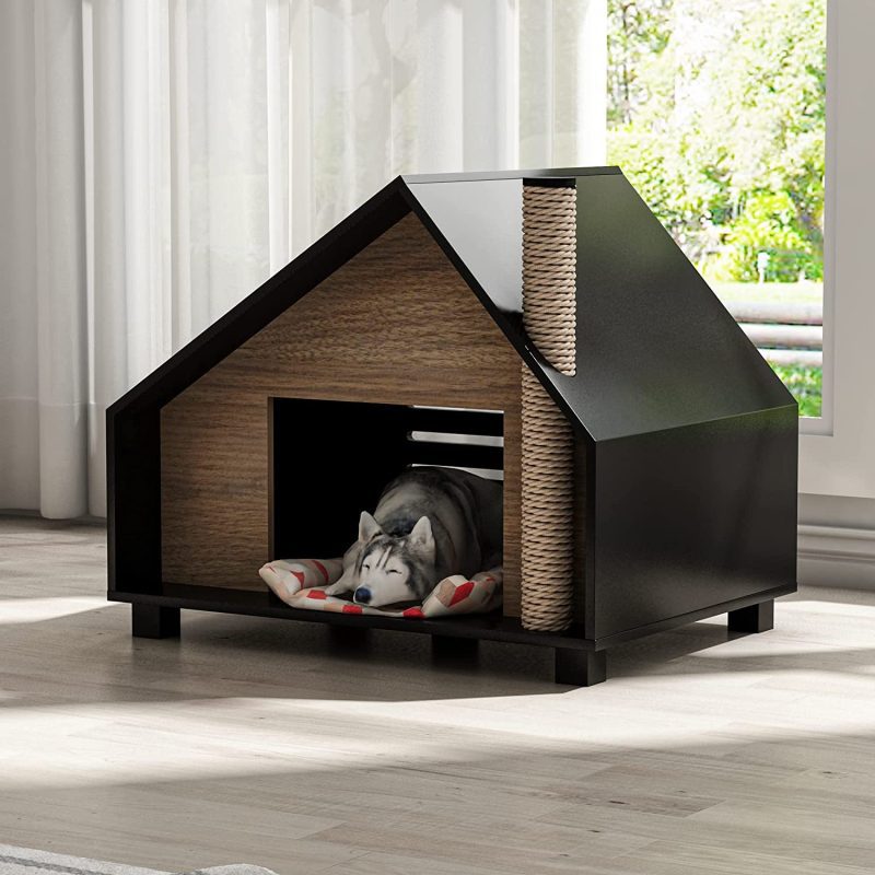 Wooden dog house